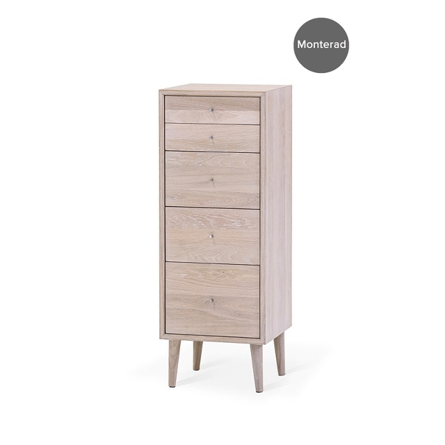 Nordik 5 lådor Byrå