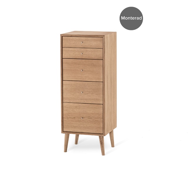 Scandi 5 lådor Byrå