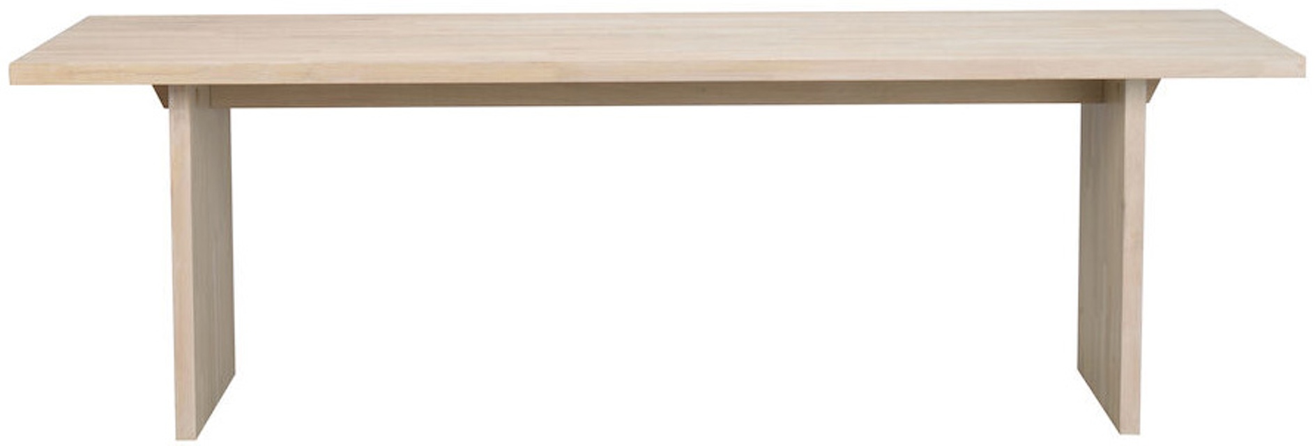 Emmett Matbord Ek vitpigmenterad olja