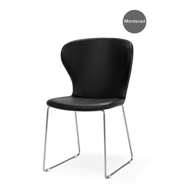 Wing Svart/ borstad metall