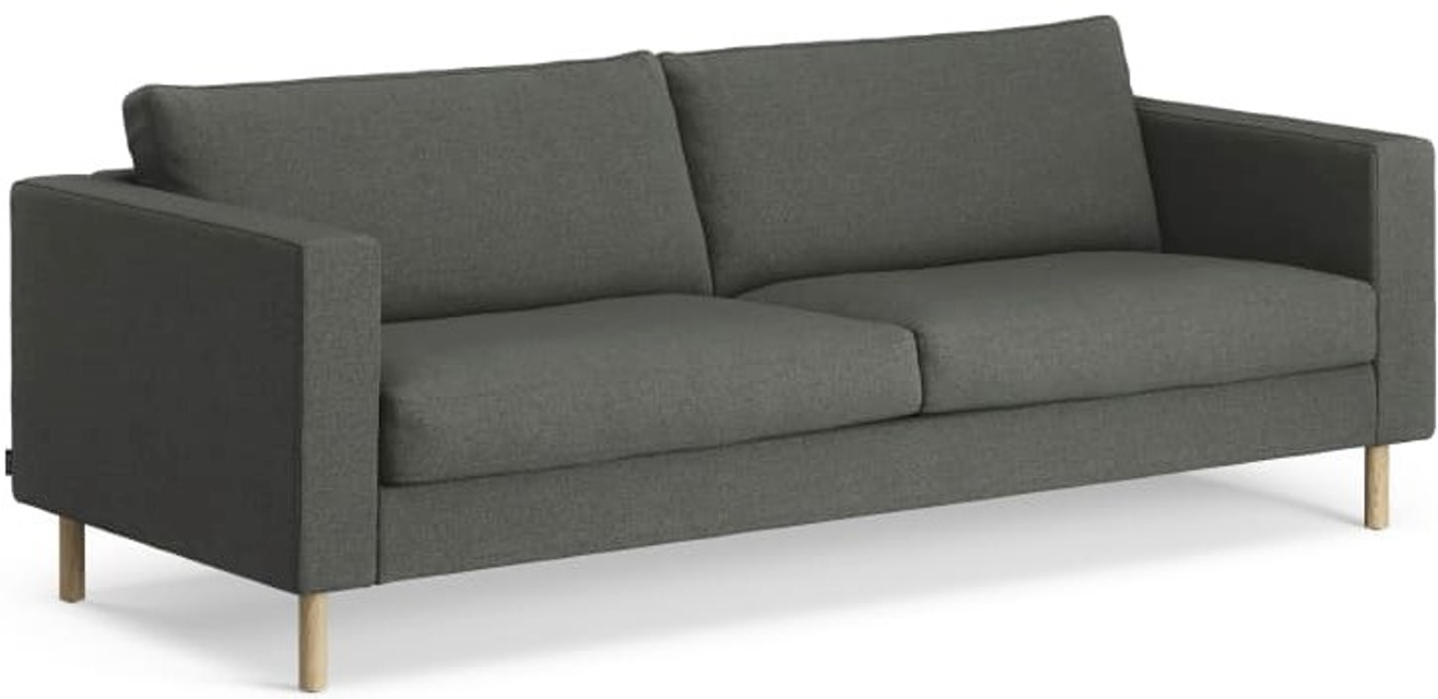 Solid 3-sits Tyg Grain 204