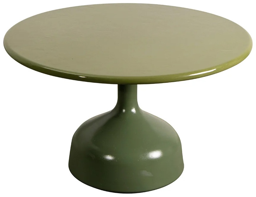 Glaze Soffbord Olive green, aluminium/Green, Glazed lava stone