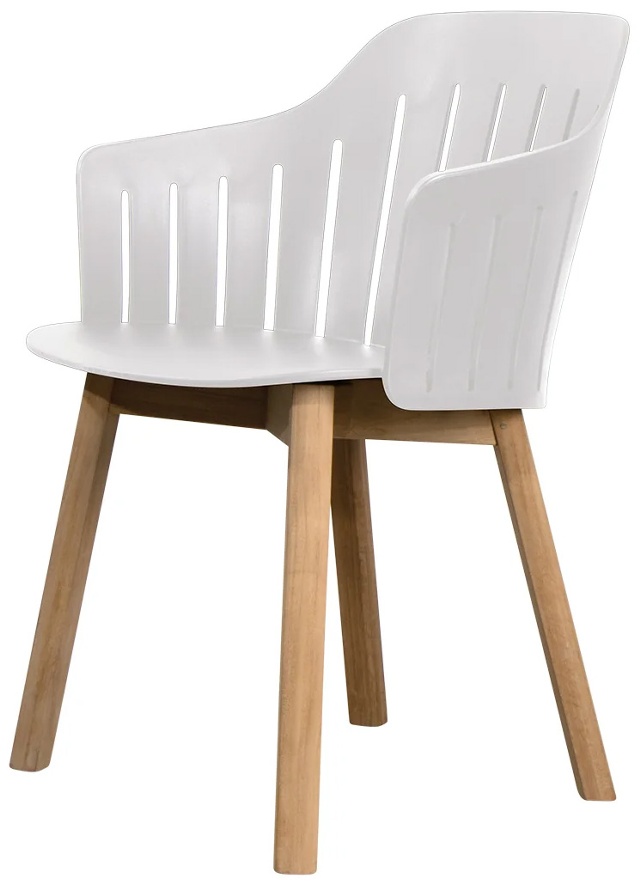 Choice Teak/White Polypropylene