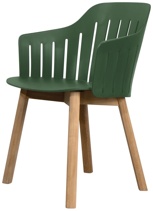 Choice Teak/Dark green Polypropylene
