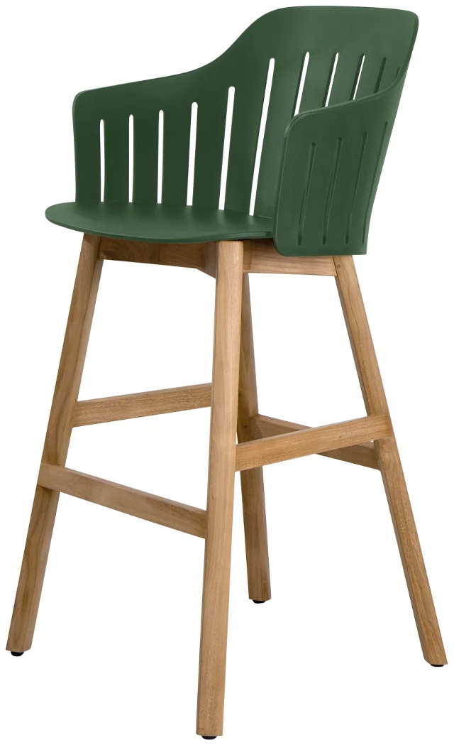 Choice Teak/Dark green Polypropylene