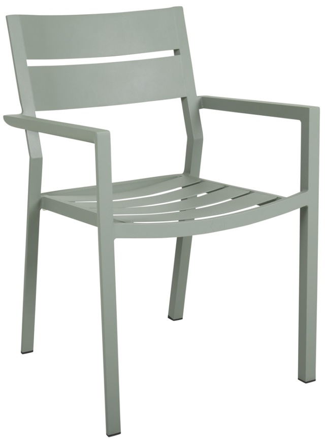 Delia Dusty green Karmstol