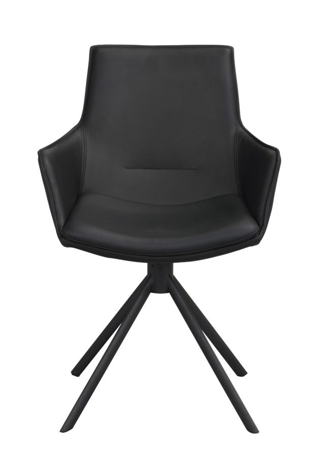 Lowell Läder svart/svart