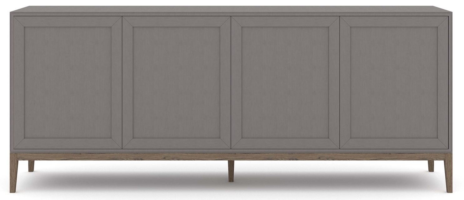 Edge 2.0 Skänk 4 dörrar Grey/Ek- 704EGB-BW