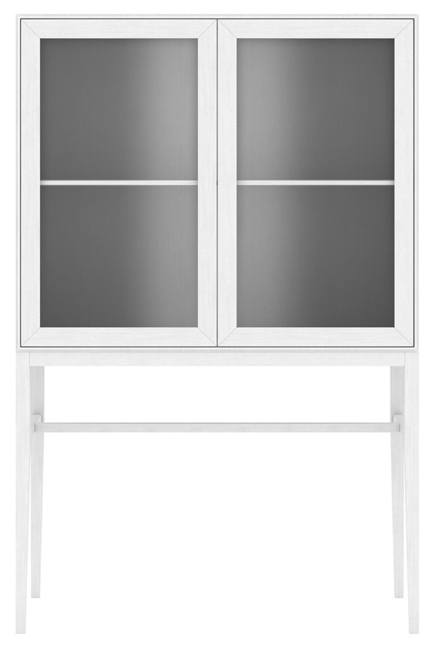 Edge 2.0 Vitrinskåp Vit