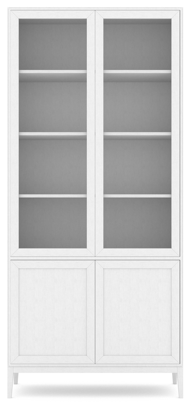 Edge 2.0 Vitrinskåp Vit