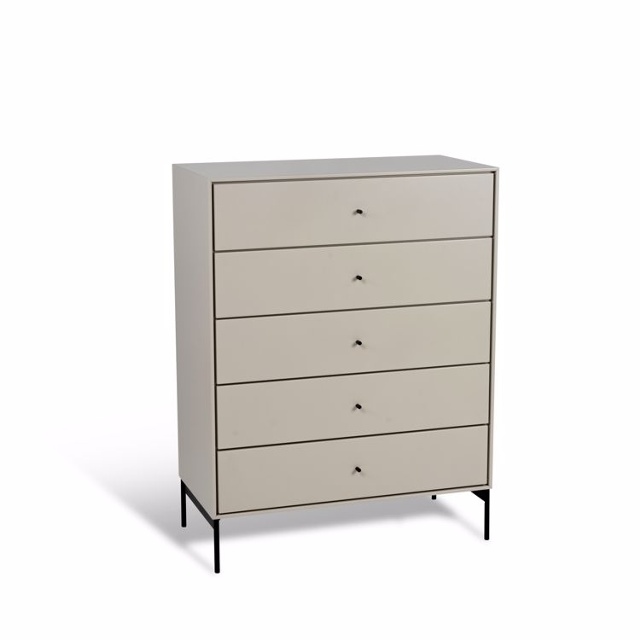 Volt Beige lack, svarta ben