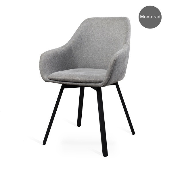 Navo snurrstol Ljusgrå