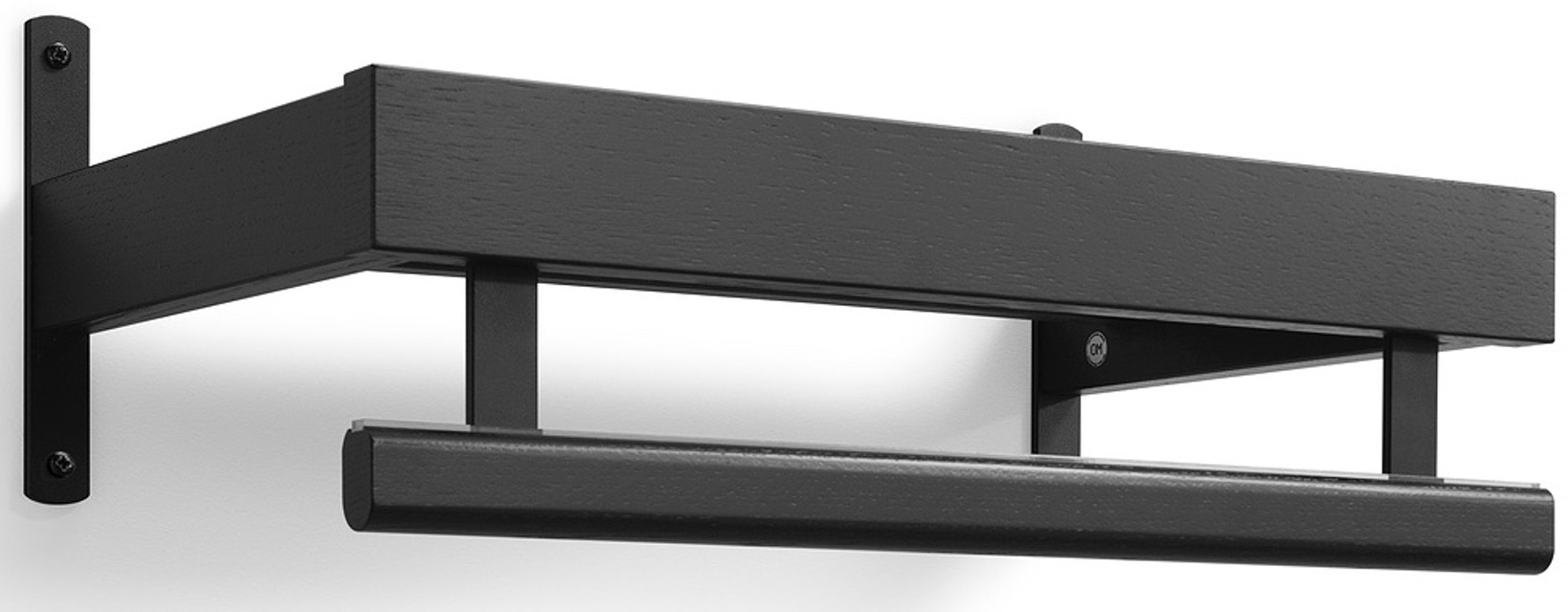 Nadja Hatthylla 50 cm Ek Svartbets/Mattsvart Stål