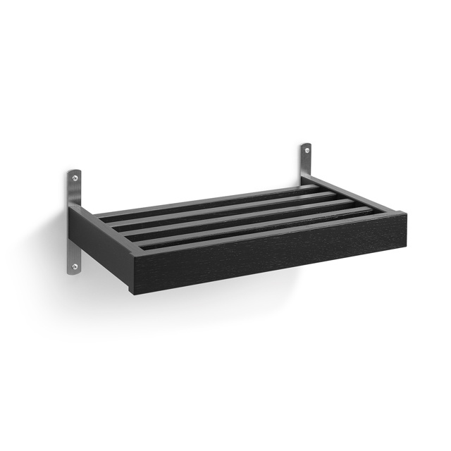 Nadja Skohylla 50 cm Ek Svartbets/Slipat stål