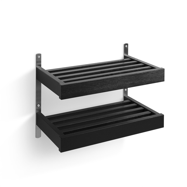 Nadja Skohylla 50 cm Ek Svartbets/Slipat stål