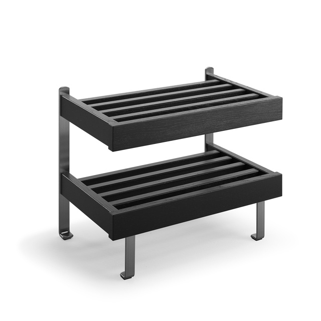 Nadja Skohylla 50 cm Ek Svartbets/Slipat stål