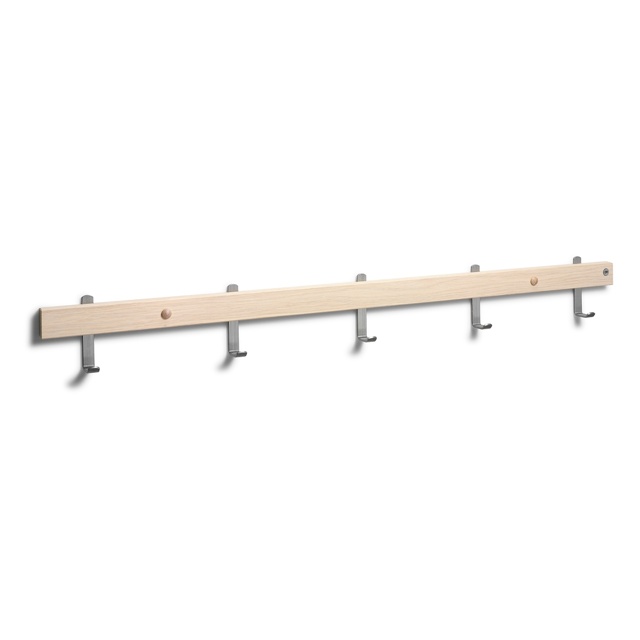 Nadja Kroklist 90 cm Ek Vitolja/Slipat stål