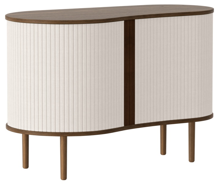 Audacious Cabinet Dark Oak / White Sands