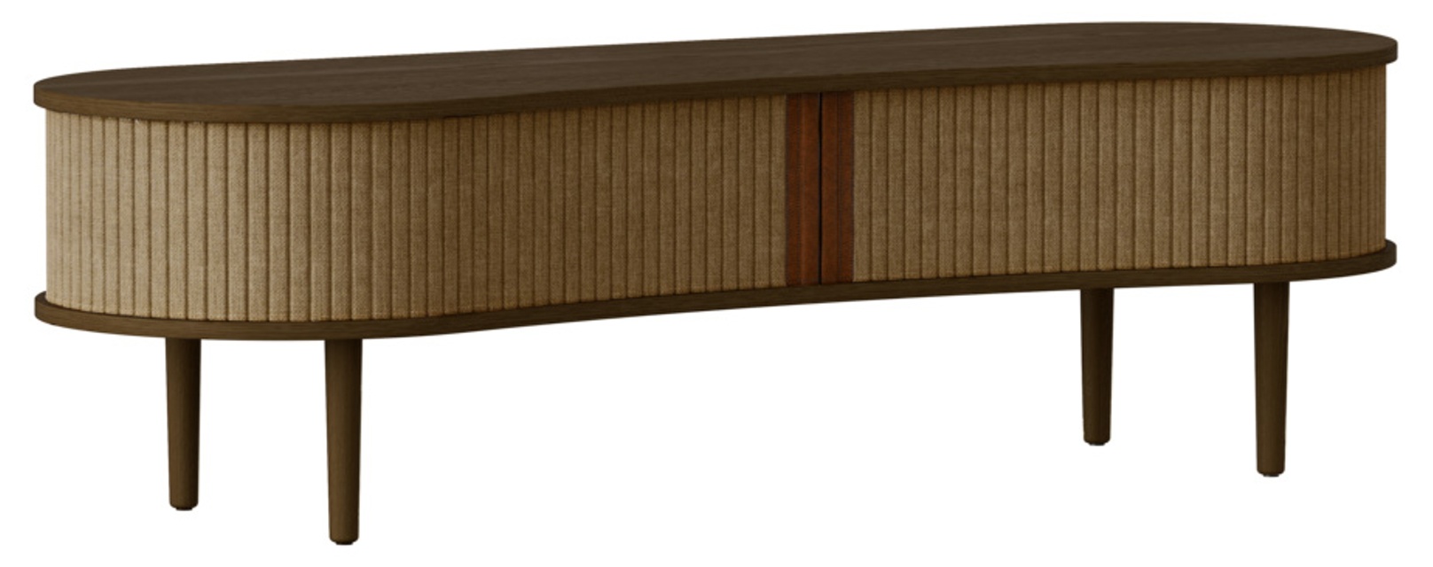 Audacious TV-Bench Dark Oak / Sugar Brown