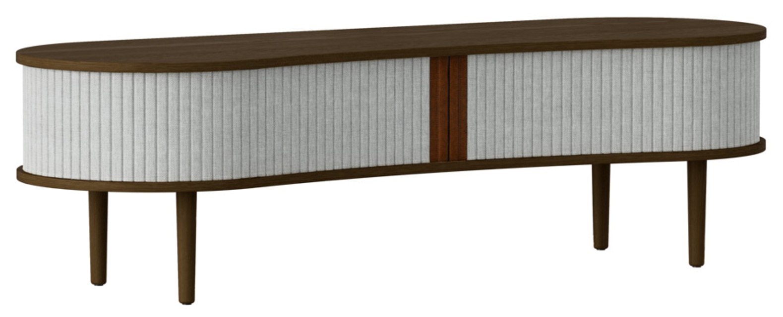 Audacious TV-Bench Dark Oak / Sterling