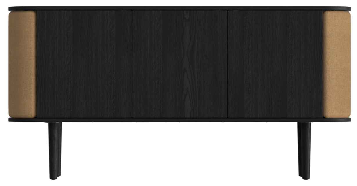 Treasures 3-dörrar Black Oak - Sugar Brown