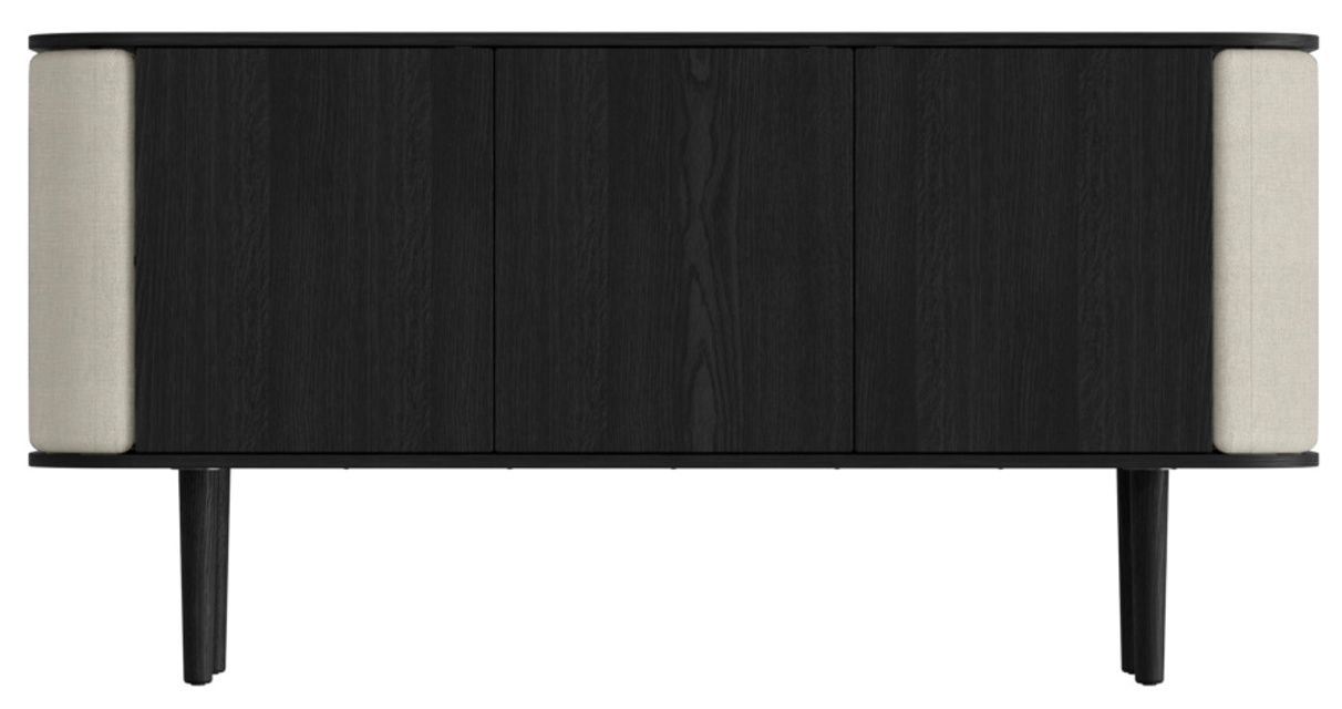 Treasures 3-dörrar Black Oak - White Sands