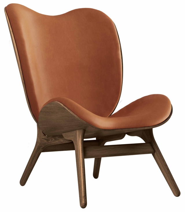 A Conversation Piece Dark Oak - Läder Dunes Rust