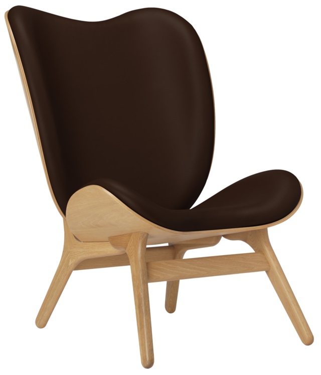 A Conversation Piece Oak - Läder Hope Brown