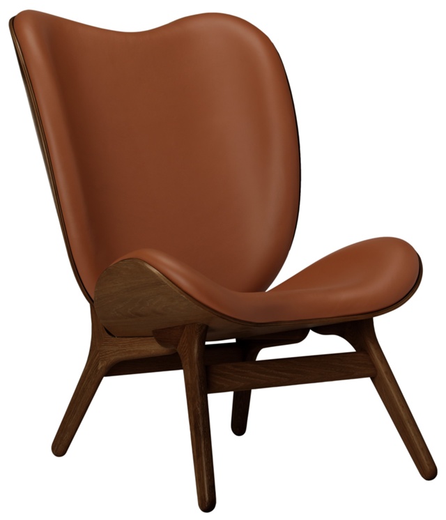 A Conversation Piece Dark Oak - Läder Hope Cognac