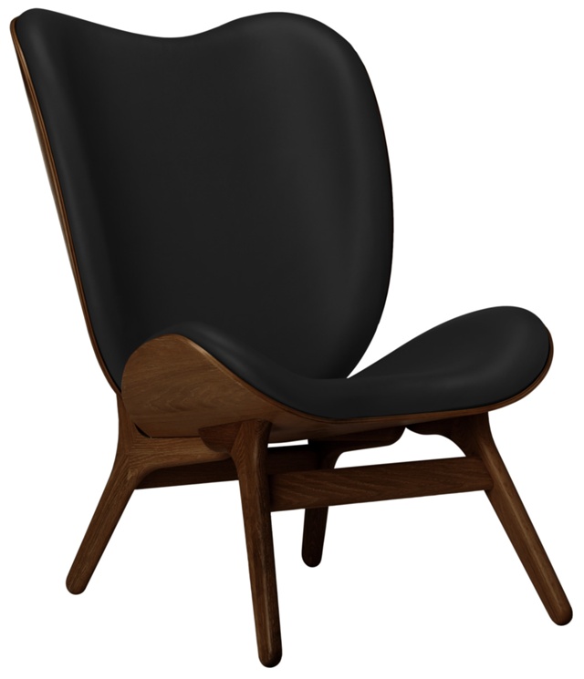 A Conversation Piece Dark Oak - Läder Hope Black