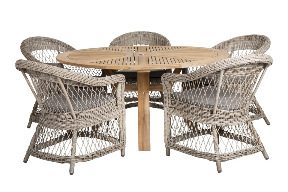 Circus+Kamomill Bord med 4 stolar