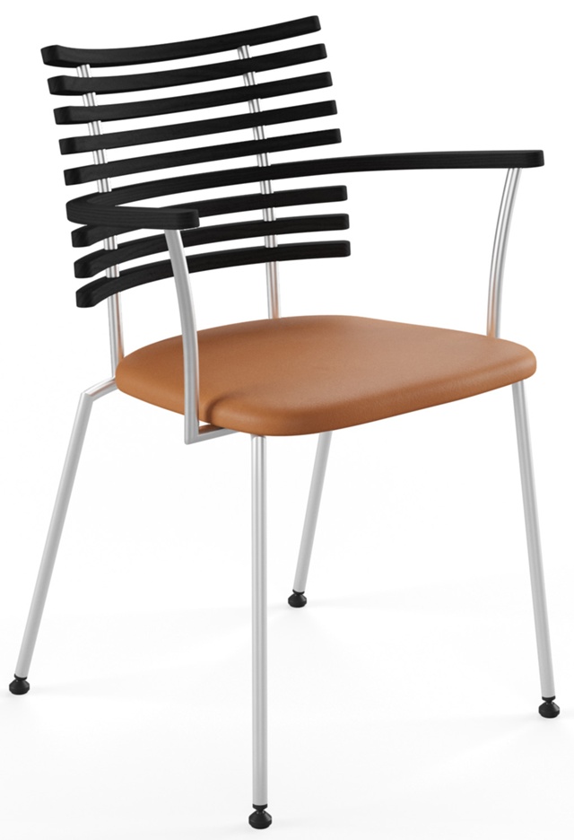 GM 4106 Tiger Ask svart/anilin cognac