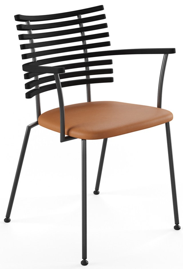 GM 4106 Tiger Svart ask/anilin cognac