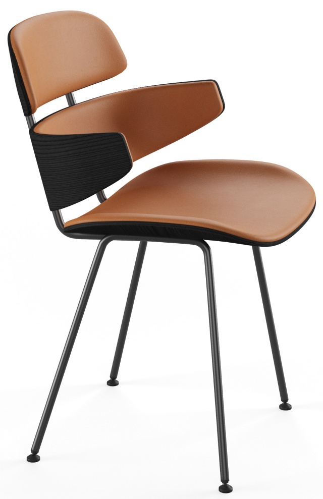 GM 576 Ask svart/anillin cognac