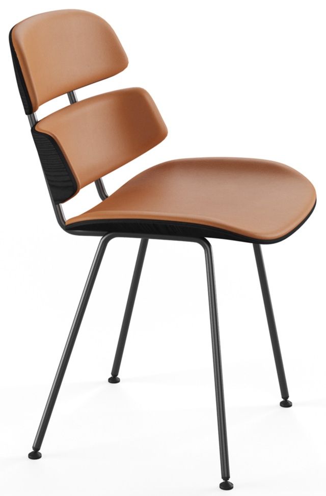 GM 575 Ask svart/anilin cognac