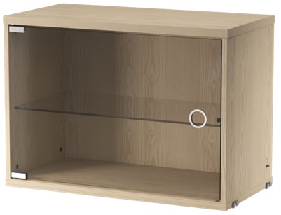 String skåp med glasdörr 58x30 cm