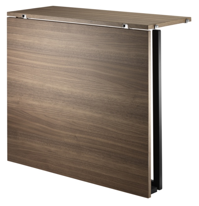 String fällbord Valnöt/svart