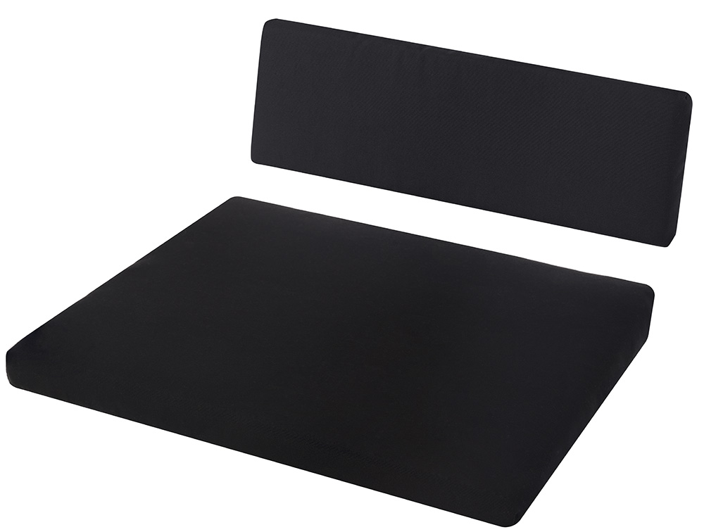 Inklusive svart dyna