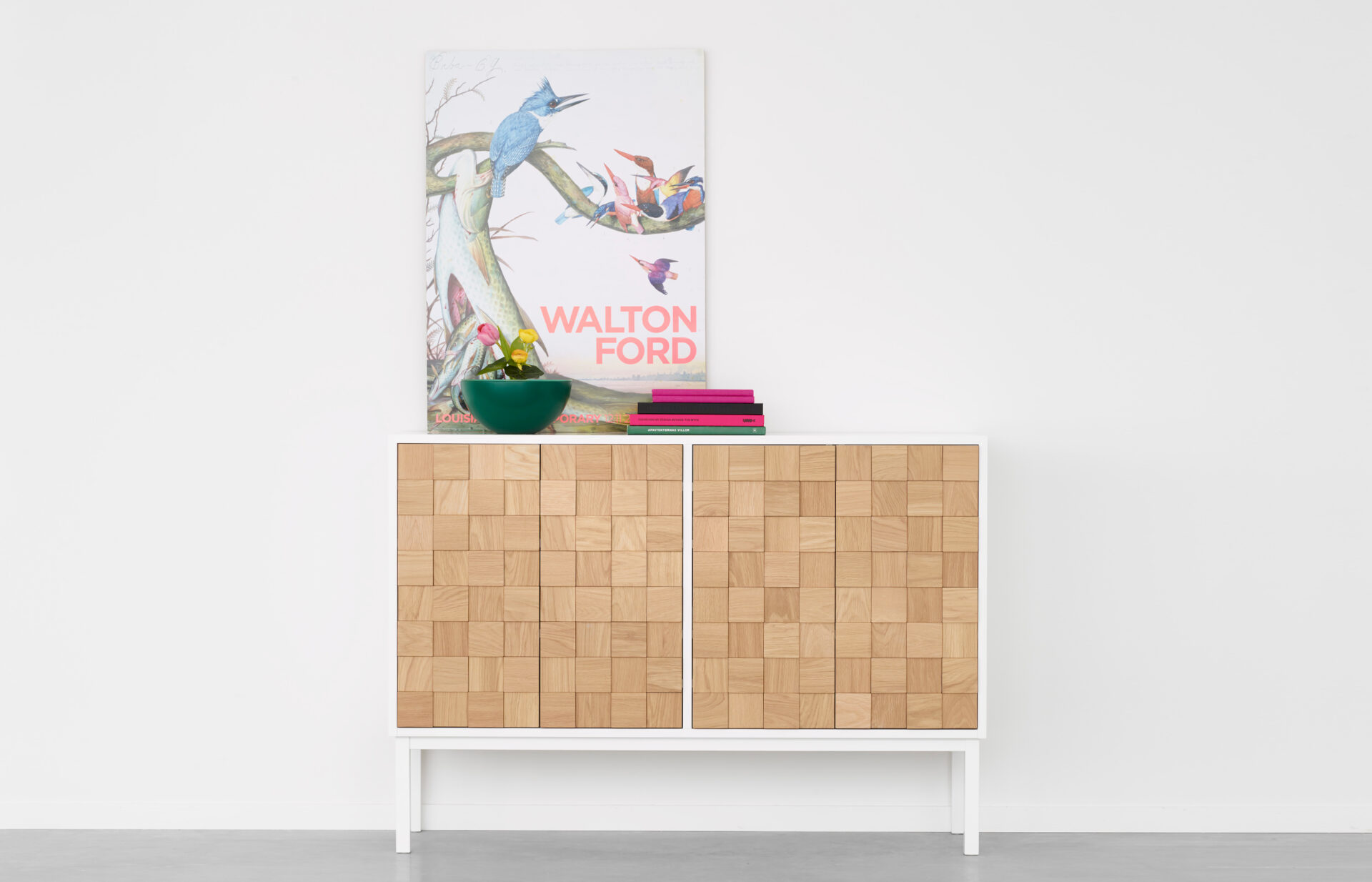 Collect2016 low i deras karakteristiska mönster av vitoljad ek till vit stomme från Småländska A2