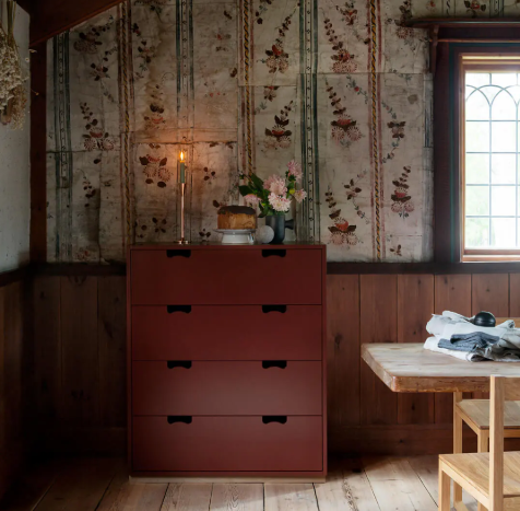 Asplunds byrå Snö i rött.